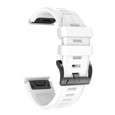 Clouism 22 26mm Silicone Watch Band Strap For Garmin Fenix 7 7X 6 6X 5X 5 Plus 3HR Forerunner 935 945 Epix Quick Releas Smart Watchband (Color : R, Size : 26mm Fenix 7X)