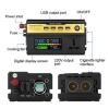 PDOLIGBDN Pure Sine Wave Power Inverter 3000W/5000W/8000W/10000W DC 12V to AC 220V LED Display Solar Converter Car Power Inverter (Color : 10000W) view 4