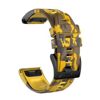 Clouism 22 26mm Silicone Watch Band Strap For Garmin Fenix 7 7X 6 6X 5X 5 Plus 3HR Forerunner 935 945 Epix Quick Releas Smart Watchband (Color : Q, Size : 22mm Fenix 7)
