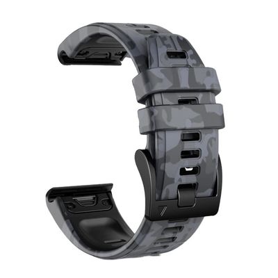 Clouism 22 26mm Silicone Watch Band Strap For Garmin Fenix 7 7X 6 6X 5X 5 Plus 3HR Forerunner 935 945 Epix Quick Releas Smart Watchband (Color : N, Size : 26mm For Fenix 3HR D2)