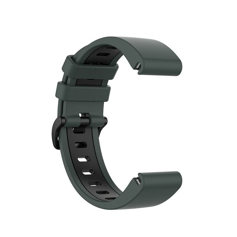 Clouism 20mm 22mm 26mm Silicone WatchBand For Fenix 6 GPS/Fenix 6 PRO GPS/Fenix 6 Sapphire GPS Band Smart Watch Strap Wristband (Color : C, Size : 20mm Fenix 6S)