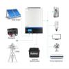 PDOLIGBDN Solar Inverter 3000W 80A Charger 60A Utility Charger 500VDC PV Input Support Mobile Monitoring USB LCD Control, 24V-220-240V, Pow-vm3k-iii view 2