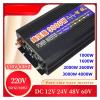 PDOLIGBDN Pure sine Wave Inverter DC 12V 24V 48V 60V to AC 220V 110V 60HZ car Home 1000W 1600W 2000W 3000W Converter Solar inverters (Color : 1600W, Size : 48V-110V 60HZ) view 2