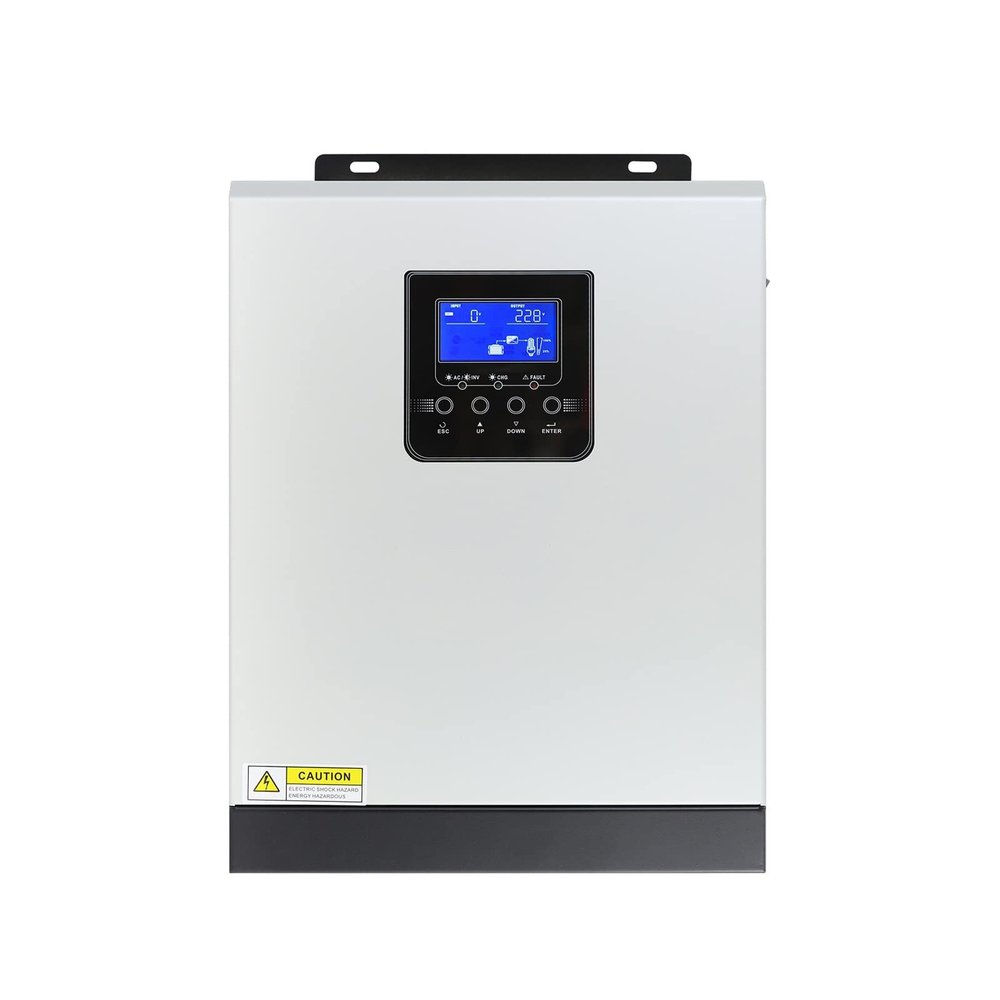 PDOLIGBDN 2.4KW Hybrid Inverter 24V 3KVA Solar Inverter Pure Sine Wave PWM 70A 80A 230VAC 50Hz/60Hz Inversor (Color : Solar Inverter, Size : 24V-220-240V)