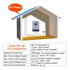 PDOLIGBDN 5000W Solar Inverter 48V Pure Sine Wave Inverter 220VAC Output 4000W Built-in 50A PWM Solar Charge Controller Power Inverter view 4