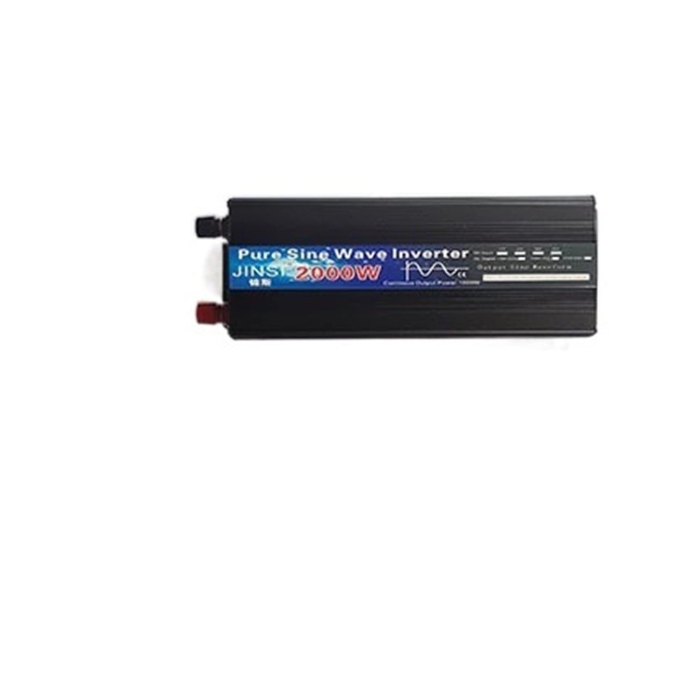 PDOLIGBDN Pure Sine Wave Inverter DC 12V 24V AC 220V 110V 60Hz 1000W 1600W 2000W Power Converter Booster Car Solar Inverter Household DIY (Color : 2000W, Size : 12V-220V-230V60HZ)