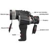 DJXIK 8X40 Monocular Telescope, Mini Portable High Magnification HD Waterproof Telescope, Suitable for Hunting/Bird Watching/Travel (with Handle),A view 3