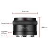 7artisans 27mm F2.8 Auto Focus Camera Lens for Sony E Mount,APS-C,Large Aperture, Prime,STM AF Cameras Lenses for A5000 A5100 A6000 A6100 A6300 A6400 A6500 A6600 NEX-3 NEX-3N NEX-3R NEX-5T view 3