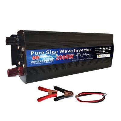 PDOLIGBDN Pure Sine Wave Inverter 12V 24V 48V 220V 1000w 2000w 2600W Power Solar Inverter DC12V to AC 220V Converter Voltage LED Display (Color : 1000W, Size : 60V-220V 50HZ-Universal)