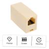SOLUSTRE 50pcs Connectors Inline Coupler Adapter Pc Telephone Line Extension Jack Design for Landline Use Compact and Lightweight for Easy Installation view 2
