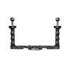 CHERBYHS The TG20 Two-Hand Camera Tray Universal Type can be Applied to Waterproof Cases of Various Brands, Including 2 Standard 1/4"" Base Screws + 2 Ball Bases, Black view 3