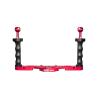 CHERBYHS The TG20 Two-Hand Camera Tray Universal Type can be Applied to Waterproof Cases of Various Brands, Including 2 Standard 1/4"" Base Screws + 2 Ball Bases, Black view 4