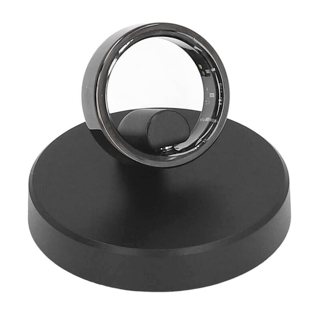 Akozon Smart Ring Health Sleep Monitoring IP68 Fitness Ring for Outdoor Activities Ti Alloy Material ()