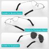 Harniruco 3 Pairs Upgrade Soft Eye Glasses Ear Grippers, Soft Knitted Cotton Glasses Ear Cushions Grips Non Slip, Suitable for Men Women Kid Sports Work and Study view 2