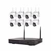 CSLWJ Outdoor 8CH 5MP HD Security Camera Kit with 8 PTZ Cameras, Wireless WiFi Home Surveillance Cameras System with Two Way Audio, Color Night Vision, Remote Viewing view 1