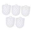 Replacement Toilet Brush Heads 5Pcs Round Ball Shaped Plastic view 1