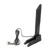 2.4Ghz 5Ghz 6Ghz External WiFi Antenna with SMA Connector, 12dBi High Gain, Magnetic Base for Gaming Motherboard WiFi Router Computer Network Devices view 1