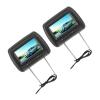 CFTGIW Dual headrest Screen 2pcs 7 in Control Adjustable Headrest LCD Video Player USB MP5 Display Black for Car Player Headrest Display, CFTGIWwvt89705ro view 2
