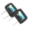CFTGIW Dual headrest Screen 2pcs 7 in Control Adjustable Headrest LCD Video Player USB MP5 Display Black for Car Player Headrest Display, CFTGIWwvt89705ro view 3