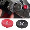 Yanmis Shutter Release with Black and Red Paint Spray, Fully Metallic, Lightweight, Fuji X Series Camera, Rubber Ring, Elegant and Elegant view 2