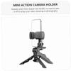 Angoily 2pcs Mini Camera Tripod Action Camera Holder Lightweight Desktop Stand for Vlogging Selfie Portable Tripod for Video Photography Flexible Use for view 2
