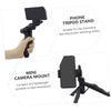 Angoily 2pcs Mini Camera Tripod Action Camera Holder Lightweight Desktop Stand for Vlogging Selfie Portable Tripod for Video Photography Flexible Use for view 3