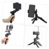 Angoily 2pcs Mini Camera Tripod Action Camera Holder Lightweight Desktop Stand for Vlogging Selfie Portable Tripod for Video Photography Flexible Use for view 4