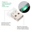 OUNONA 4pcs High Brightness Led Car Light Bulbs Usb Atmosphere Lamp for Car Green view 4