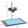 ZTBH Microscope Accessories Kit 50mm Focusing Zoom Monocular Video Microscope Multi Axis Adjustable Boom Table Working Stand Holder Support Microscope Slides (Color : B) view 3