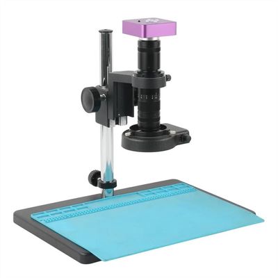 Microscope Accessories Kit 48MP 51MP 4K 2K HDMI USB VGA Video Microscope Camera with 200X 300X 600X 800X Parallel Light Path Monocular Zoom C mount Lens Microscope Slides ( Color : 51MP TF HDMI USB ,
