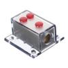 BUGUUYO Power Distribution Block for Auto Audio Out Ground Distributor Cover Stable Transmission for Enhanced Car Amplifier Performance view 1