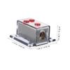 BUGUUYO Power Distribution Block for Auto Audio Out Ground Distributor Cover Stable Transmission for Enhanced Car Amplifier Performance view 4