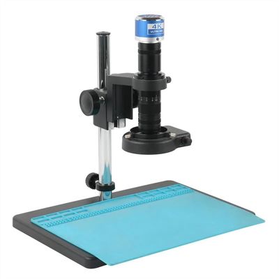 Microscope Accessories Kit 48MP 51MP 4K 2K HDMI USB VGA Video Microscope Camera with 200X 300X 600X 800X Parallel Light Path Monocular Zoom C mount Lens Microscope Slides ( Color : 4K TF HDMI USB , Si
