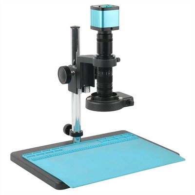 Microscope Accessories Kit 48MP 51MP 4K 2K HDMI USB VGA Video Microscope Camera with 200X 300X 600X 800X Parallel Light Path Monocular Zoom C mount Lens Microscope Slides ( Color : 48MP 4K TF HDMI USB