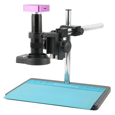 Microscope Accessories Kit 1080P 2K 51MP HDMI USB Electronic Digital Industrial 120X 180X 300X 500X C Mount Video Microscope Camera For Phone PCB Repair Microscope Slides ( Color : C , Size : 120X )