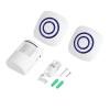 Driveway Alarm with Infrared Motion Sensor & 38 Melodies, Alerts for Visitors, Vehicles, Intruders, Animals Coming, Great for House, Office, Hotel, Shop (One for Two US view 1