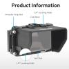 DirectNine Basics Nitze Monitor V Cage JT-A02B, Compatible with Atomos Ninja V/Ninja V+/Shinobi 5"" Monitor with HDMI-Cable Clamp and Sunhood view 2