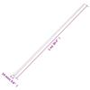 vidaXL Cable Trunkings with Clips-White PVC Cord Hider Raceway Wire Cover, Cuttable & Paintable, Screwable Clip for Wall/Floor/Ceiling 3.3 ft Length view 2