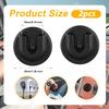 2pcs Radio Microphone Holders, CB Mic Hanger Mounts Compatible with Bao-Feng Anytone Alinco view 2