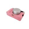 BMAOLLONGB X100VI Case, Handmade PU Cowhide Leather Half Camera Case Bag Cover Bottom Opening Version for Fujifilm X100VI With Hand Strap (Pink) view 2