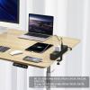 CCCEI Standing Desk Clamp Power Strip with 15 Outlets, Black Desktop Edge Mount Surge Protector Outlet, Fast Charging USB-A and 45W USB-C Ports, 6 FT Flat Plug, Black Fit 1.6 inch Table top. view 3