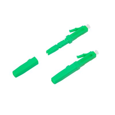 10pcs ftth LC Fiber Optic Fast Connector Fiber Quick Connector (APC)