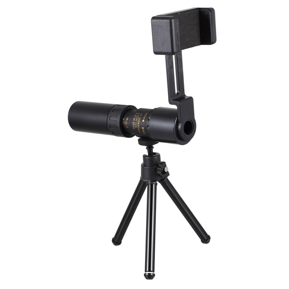 Angoily 10-300x Telescope Adjustable Outdoor Hiking Large Eyepiece for Wide View