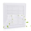 NOOTO C350GN bathroom exhaust fan cover Replacement bathroom fan cover for square ceiling or wall mounted bathroom fan cover replacement with springs covers-Plastic Cover White S97017068 view 1