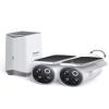 Baseus Solar Security Camera Wireless Outdoor, S1 Pro 2-Cam Kit, Forever Power with Auto Sunlight-Tracking System, Dual Camera with 3K Clarity, No Monthly Fee, 16TB Expandable Local Storage view 1