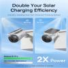 Baseus Solar Security Camera Wireless Outdoor, S1 Pro 2-Cam Kit, Forever Power with Auto Sunlight-Tracking System, Dual Camera with 3K Clarity, No Monthly Fee, 16TB Expandable Local Storage view 2