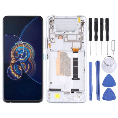 Lingland Cell Phone kit LCD Screen and Digitizer Full Assembly with Frame for Asus Zenfone 8 Flip ZS672KS Screen Overall Assembly