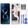 Lingland Cell Phone kit OLED Material LCD Screen and Digitizer Full Assembly with Frame for Asus Zenfone 8 ZS590KS Screen Overall Assembly (Color : Silver) view 1