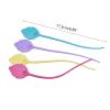 10pcs Leaf Silicone Tie Cable Reusable Package Sealing Artifact For Snacks Bread Wrapping Accessory Silicone Wire Cable Tie view 3