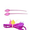 10pcs Leaf Silicone Tie Cable Reusable Package Sealing Artifact For Snacks Bread Wrapping Accessory Silicone Wire Cable Tie view 4